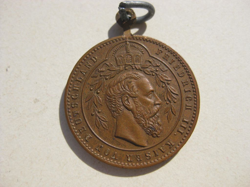 Medaille Preußen Kaiser Friedrich III. Kaiser von Deutschland