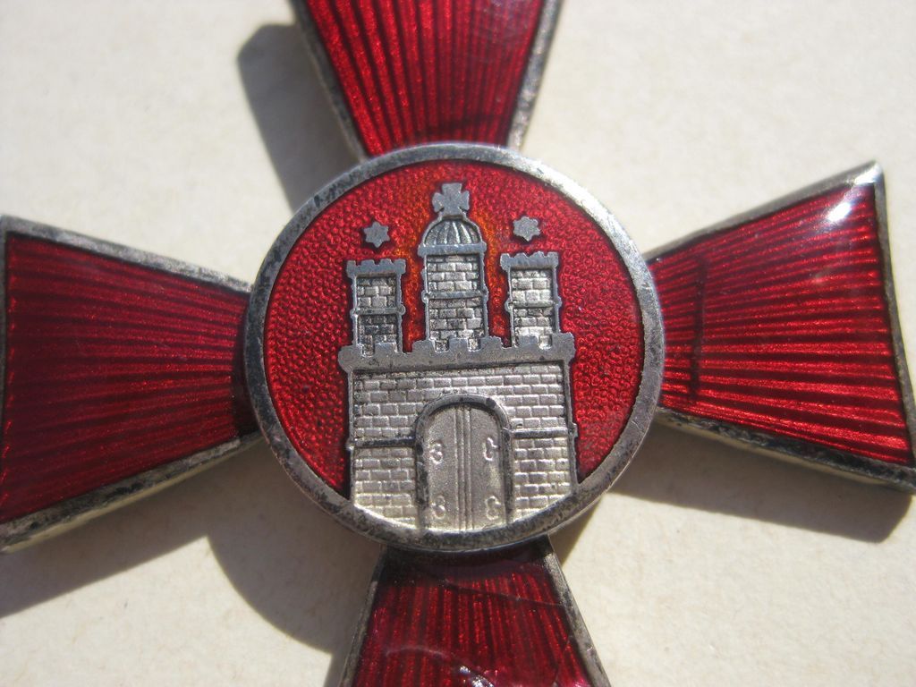 Orden Hamburger Hanseatenkreuz Kriegsverdienstkreuz 1914