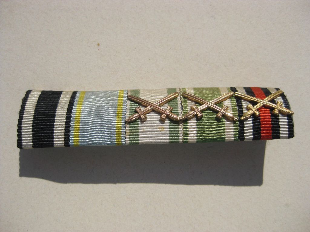 5er Feldspange Eisernes Kreuz 1914 (EK2/14)  SACHSEN Ritterkreuz