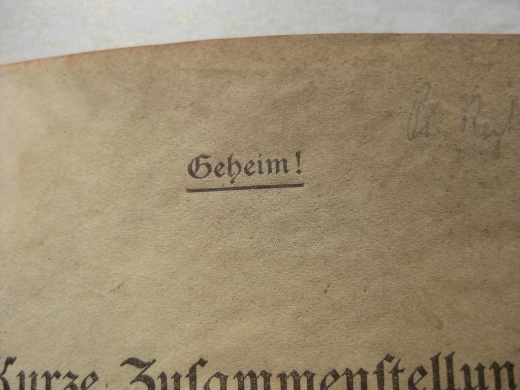 Buch Kurze Zusammenfassung über die englische Armee 1914  GEHEIM