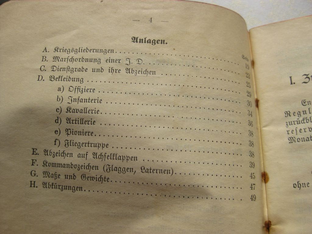 Buch Kurze Zusammenfassung über die englische Armee 1914  GEHEIM