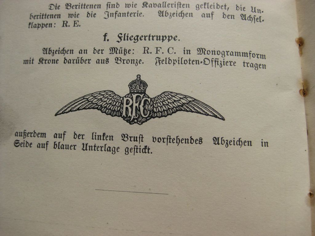 Buch Kurze Zusammenfassung über die englische Armee 1914  GEHEIM
