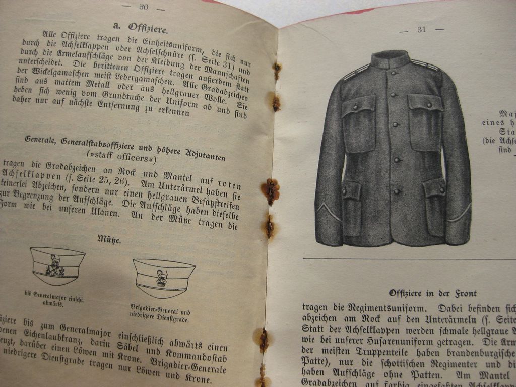 Buch Kurze Zusammenfassung über die englische Armee 1914  GEHEIM