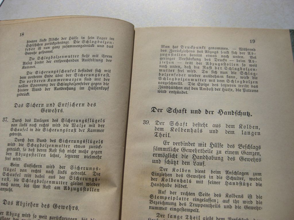 Originalausgabe Heft / Buch Leitfaden Gewehr und Seitengewehr 98 Berlin 1899