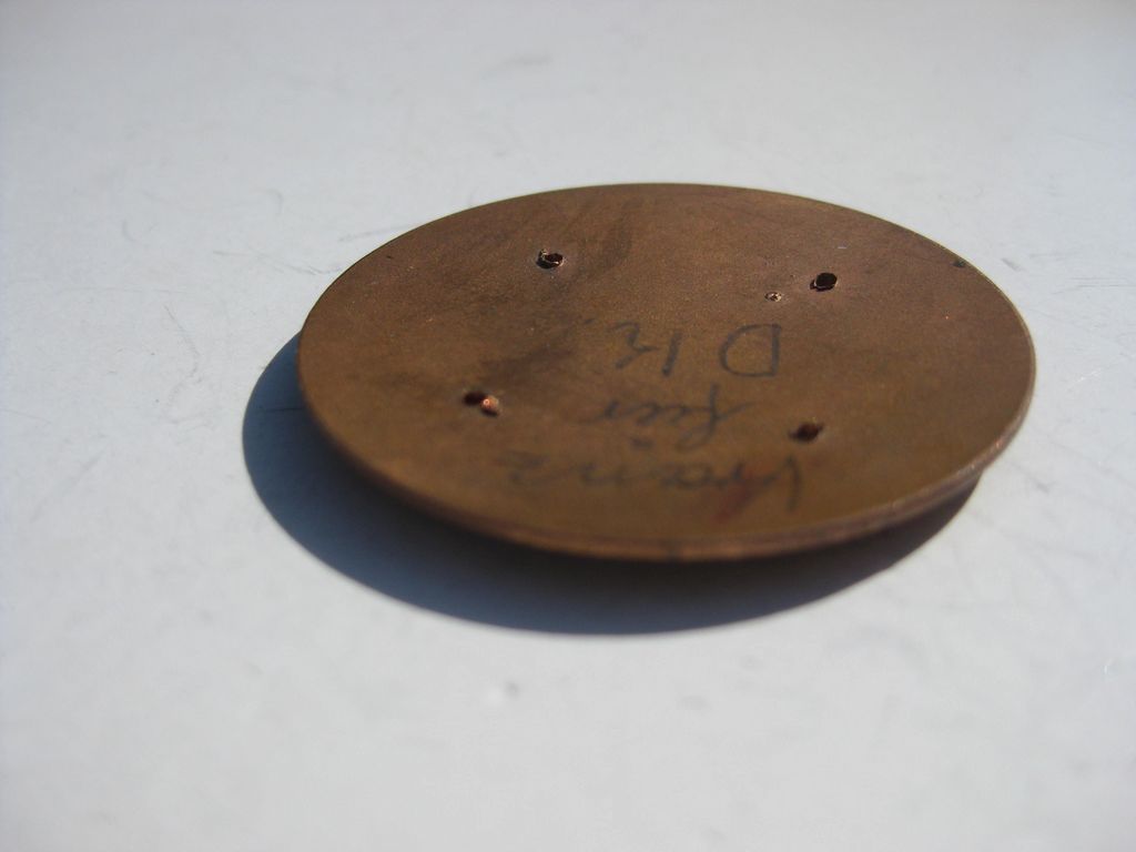 Deutsches Kreuz in Gold Zwischenplatte / Ersatzteil Wehrmacht