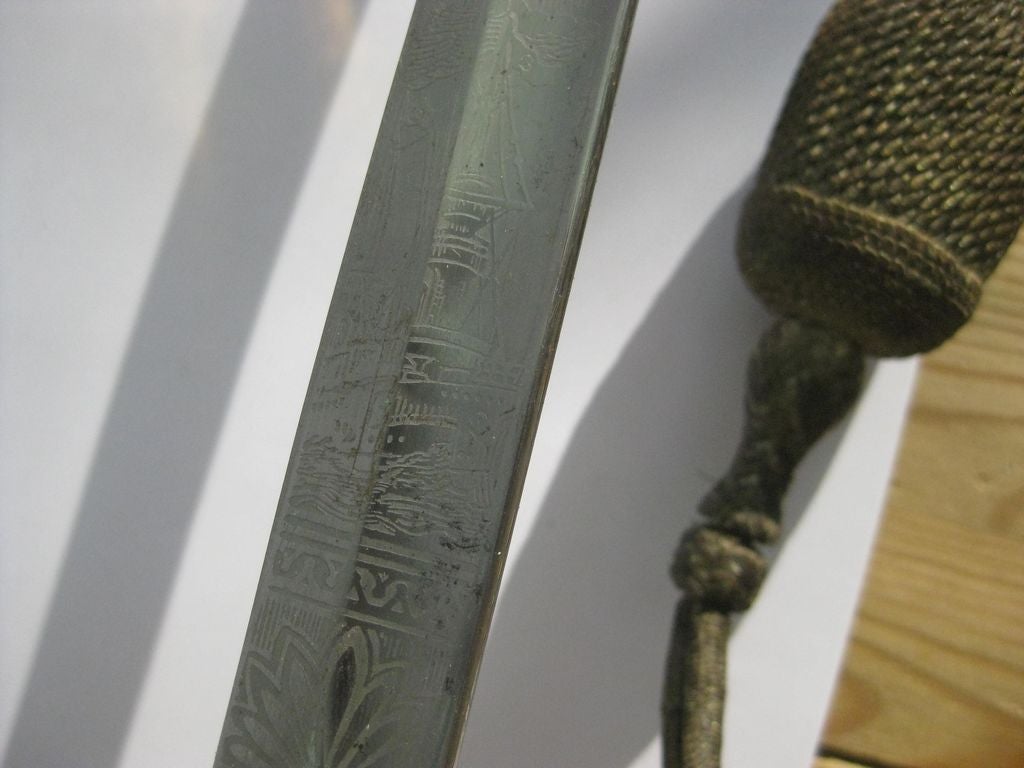 Offizierssäbel / Säbel / Wehrmacht / Kriegsmarine / Marinesäbel Schlachtschiff BISMARCK 100% Original !!!!
