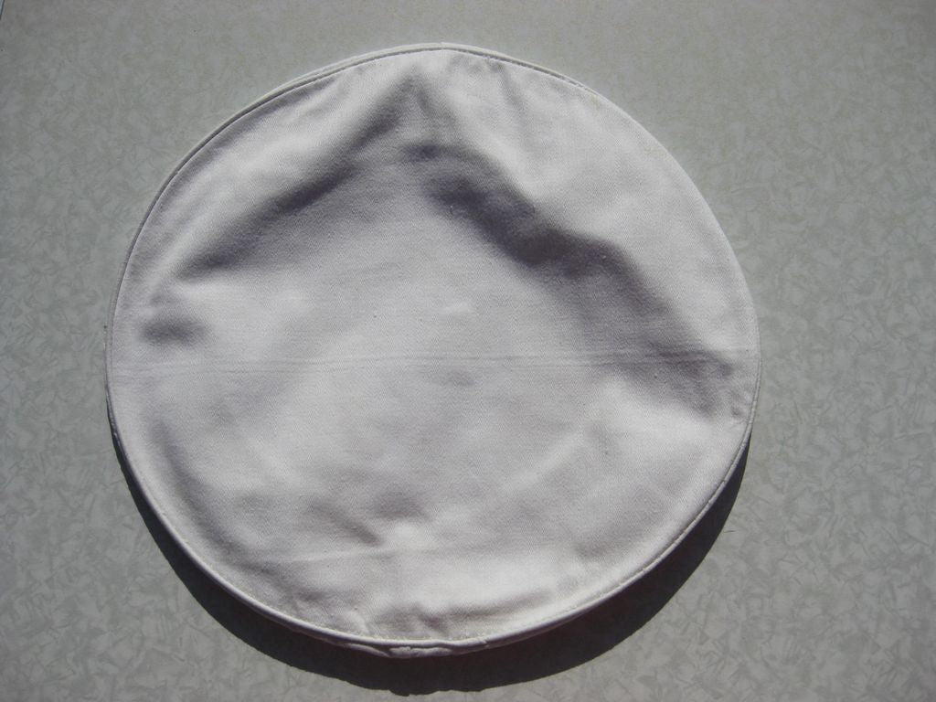 Kriegsmarine weißer Überzug für die Tellermütze / Mannschaftsmütze