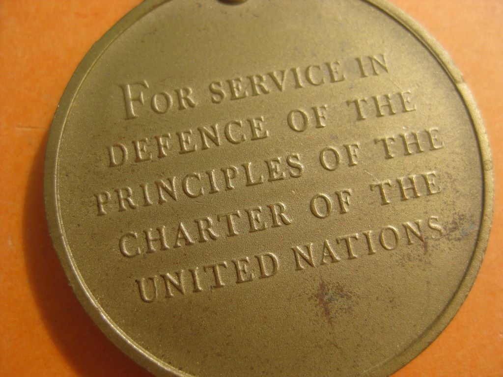 Korea United Nations Medal England Großbritannien Canada Kanada