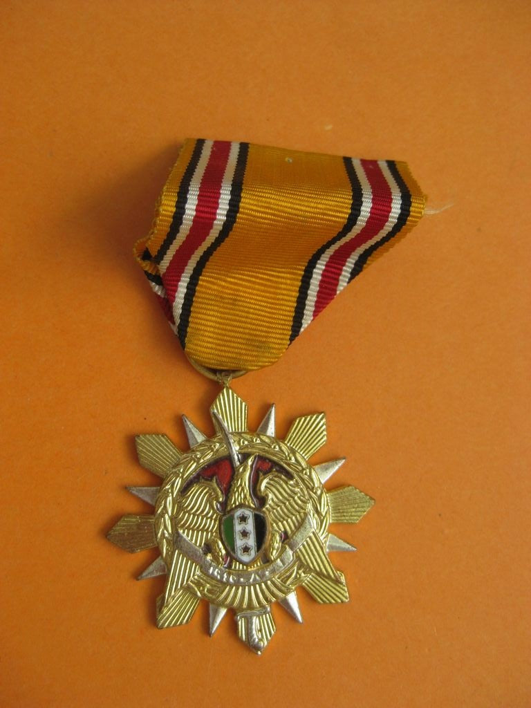 unbekannte Medaille syrien syrische arabischer Orden Ehrenzeichen 1962