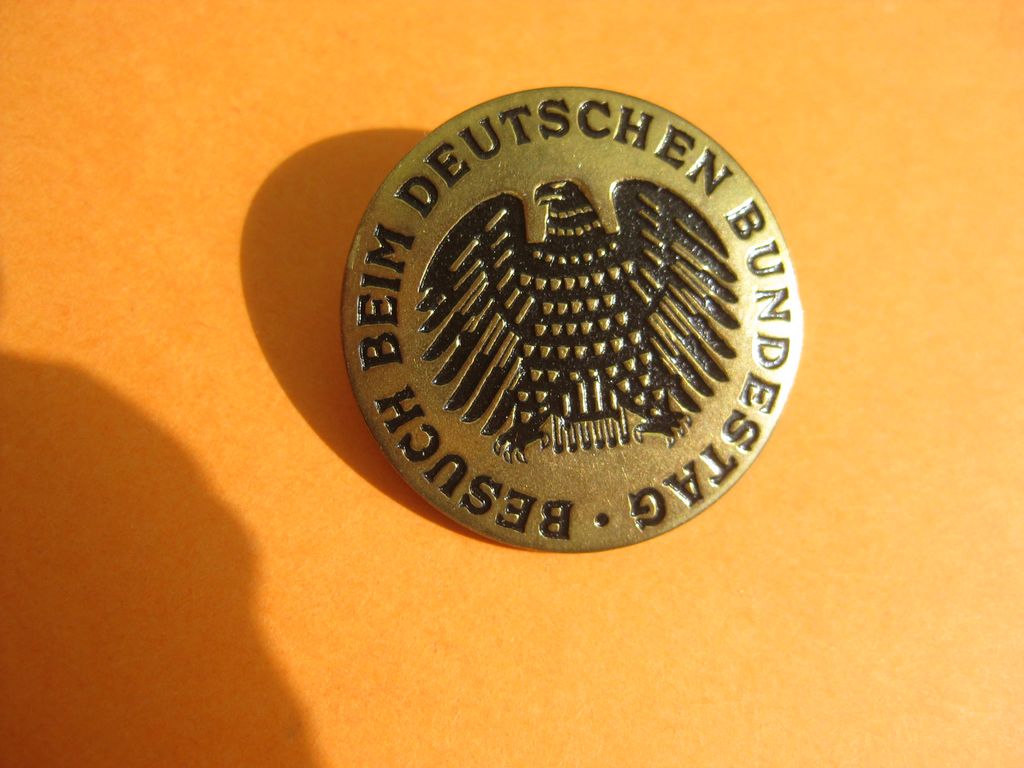 Variante Abzeichen Besuch beim deutschen Bundestag