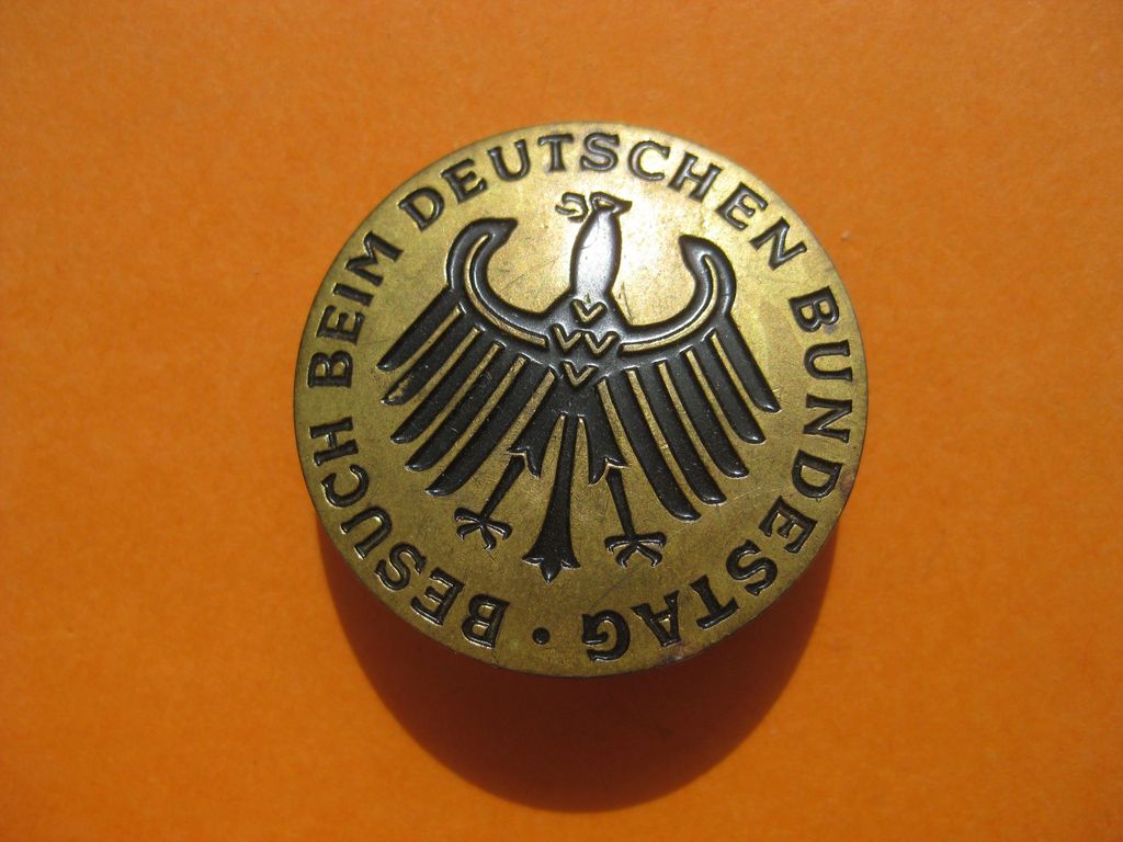 Variante Abzeichen Besuch beim deutschen Bundestag