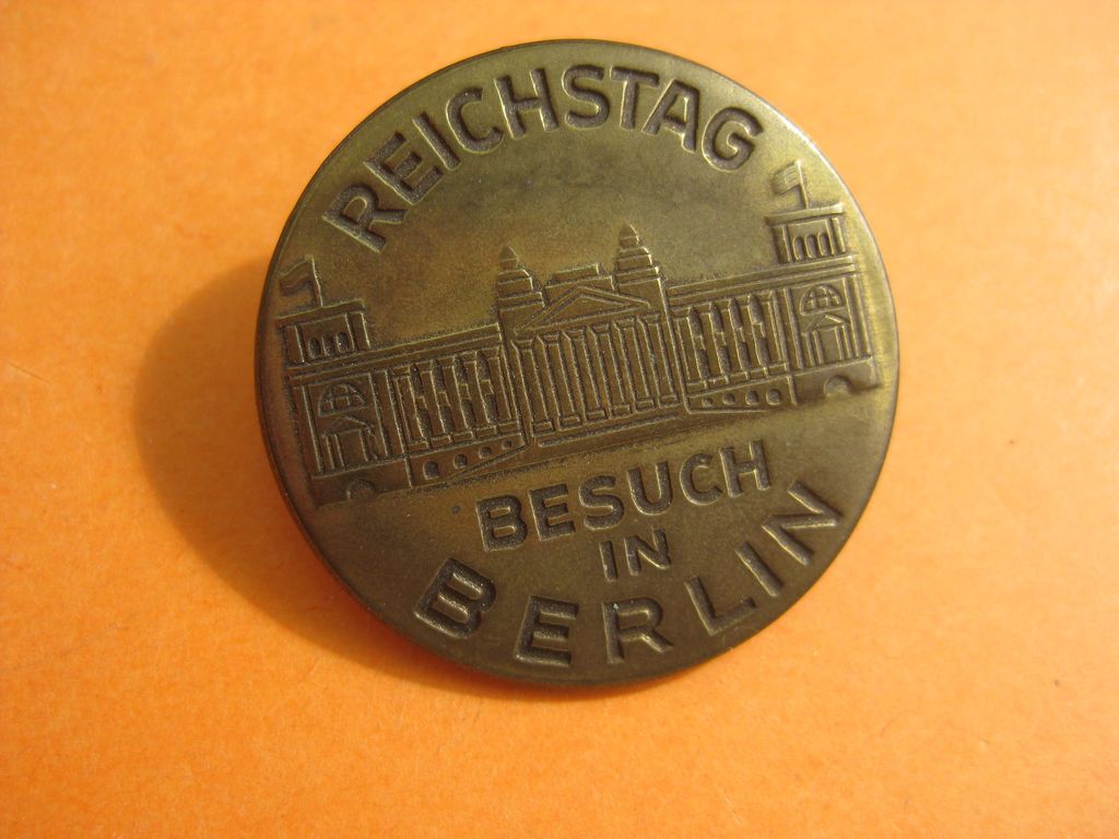 Abzeichen Besuch in Berlin deutscher Reichstag