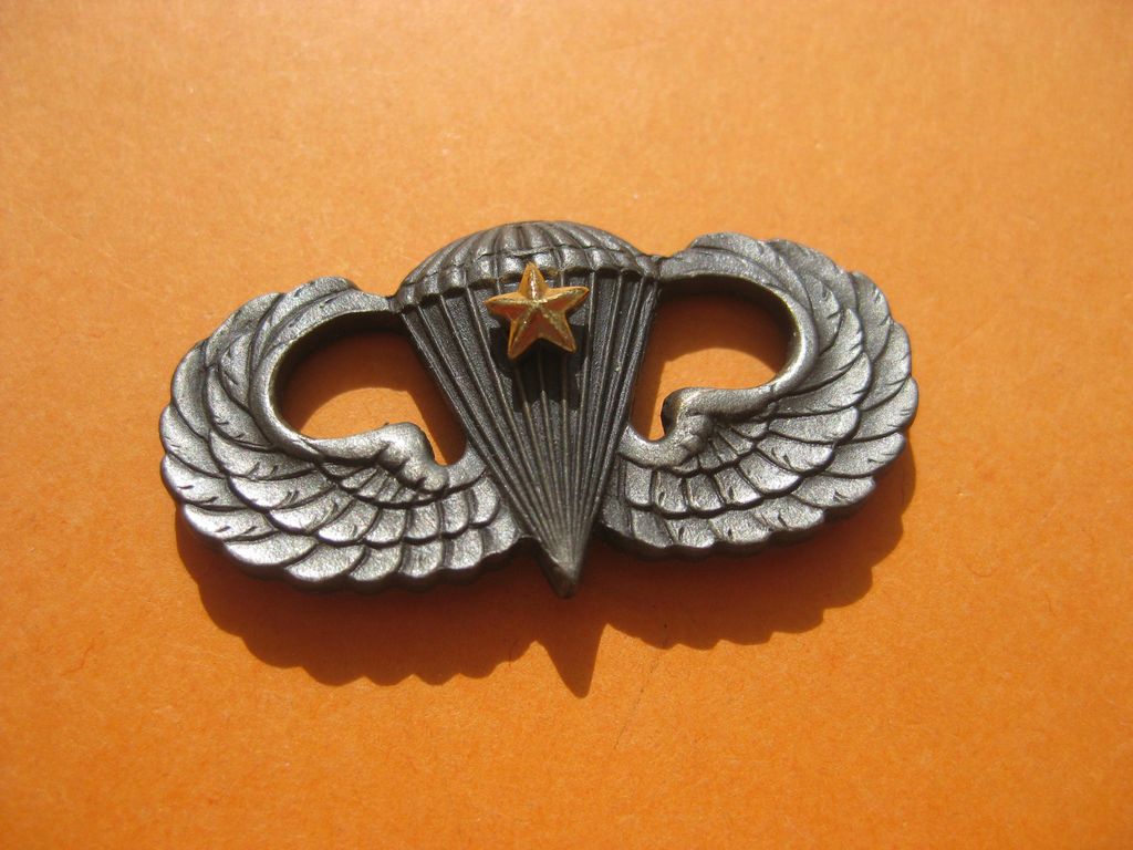 USA United States Parachute Fallschirmtruppe Fallschirmjäger Fallschirmspringer Badge