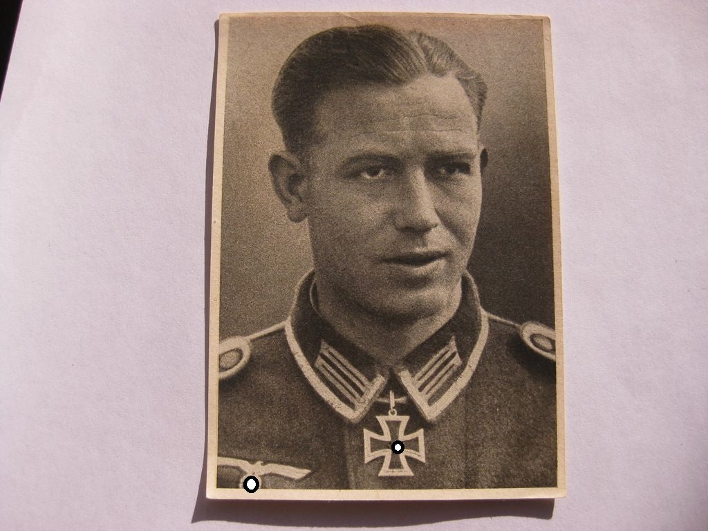 Sammlerkarte Sammelbildchen Propagandakompanie Ritterkreuz des Eisernes Kreuz 1939 Wehrmacht Orden