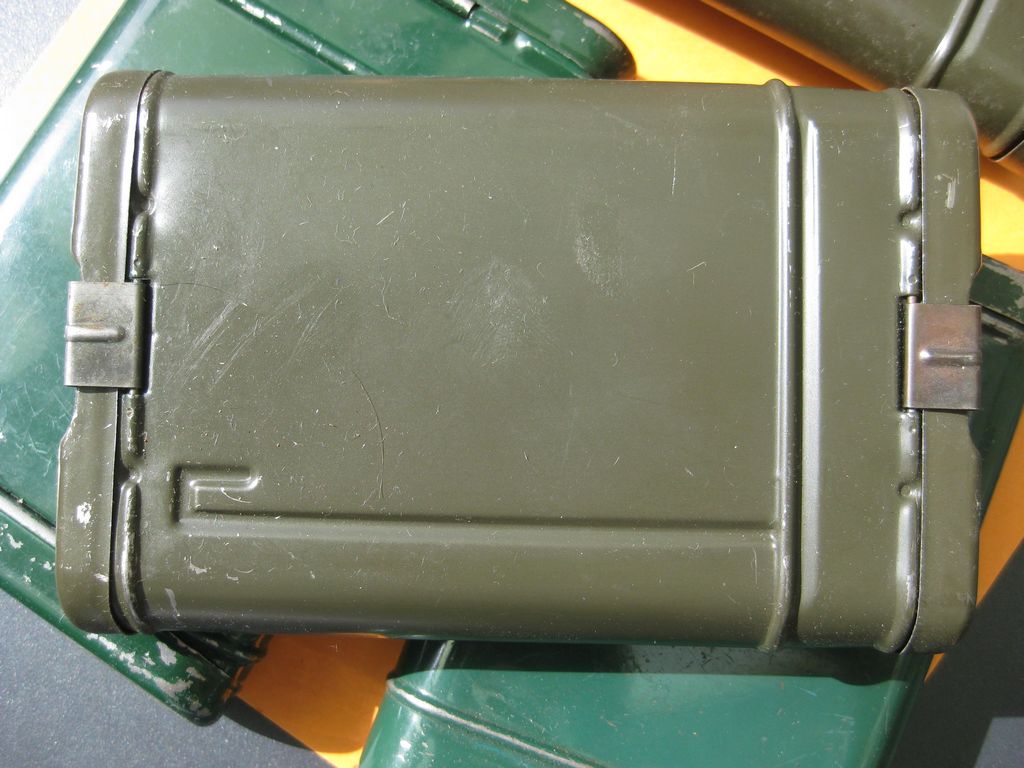 Bundeswehr Gewehrreinigung K98 leerer Putzzeugbehälter