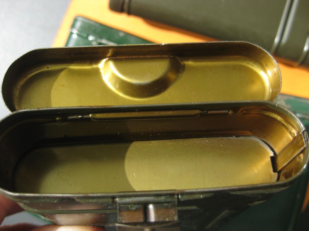 Bundeswehr Gewehrreinigung K98 leerer Putzzeugbehälter