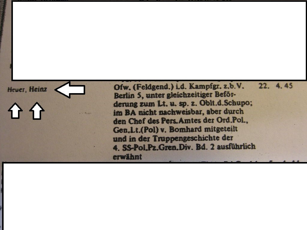 Dokumente aus dem Besitz des Ritterkreuzträgers H. Heuer aus der SS-Polizeidivision !!!!