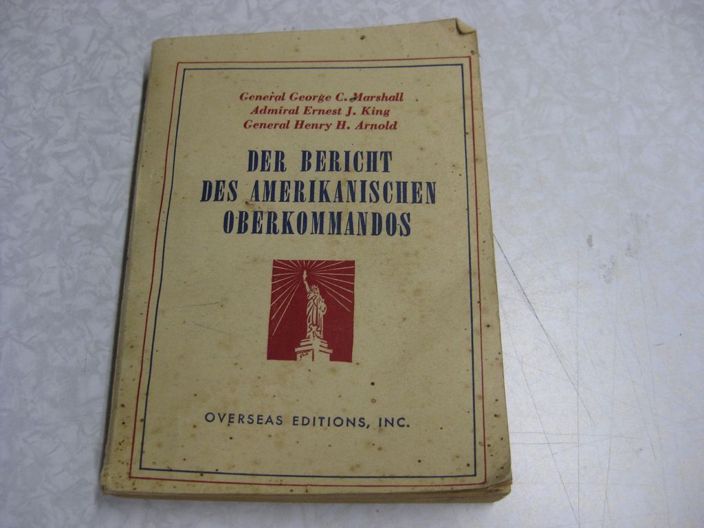 Buch Der Bericht des amerikanischen Oberkommandos USA Kriegstagebuch