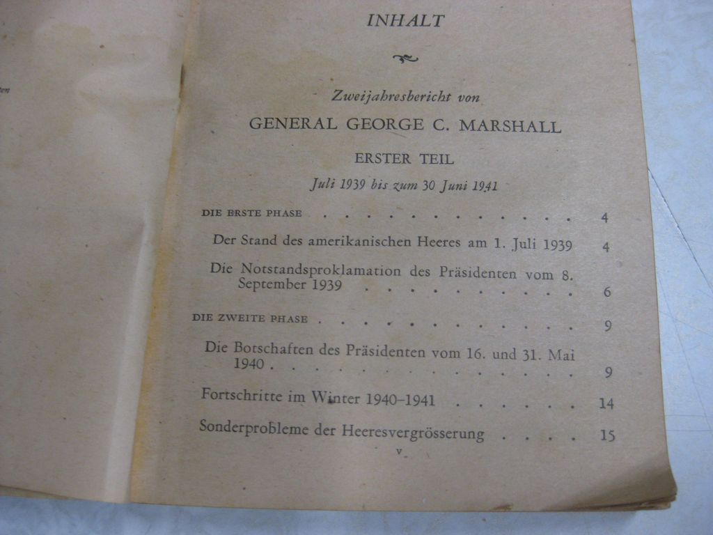Buch Der Bericht des amerikanischen Oberkommandos USA Kriegstagebuch