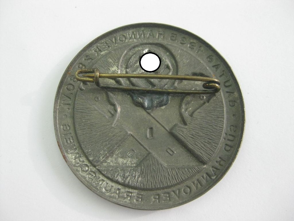 Veranstaltungsabzeichen Treffabzeichen NSDAP - Abzeichen Gautag Hannover Braunschweig 1935