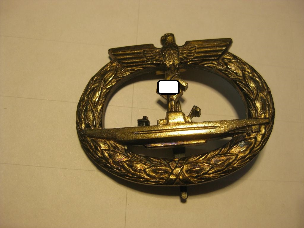 U-Bootkriegsabzeichen &quot;posthum&quot; !! SELTENE VARIANTE