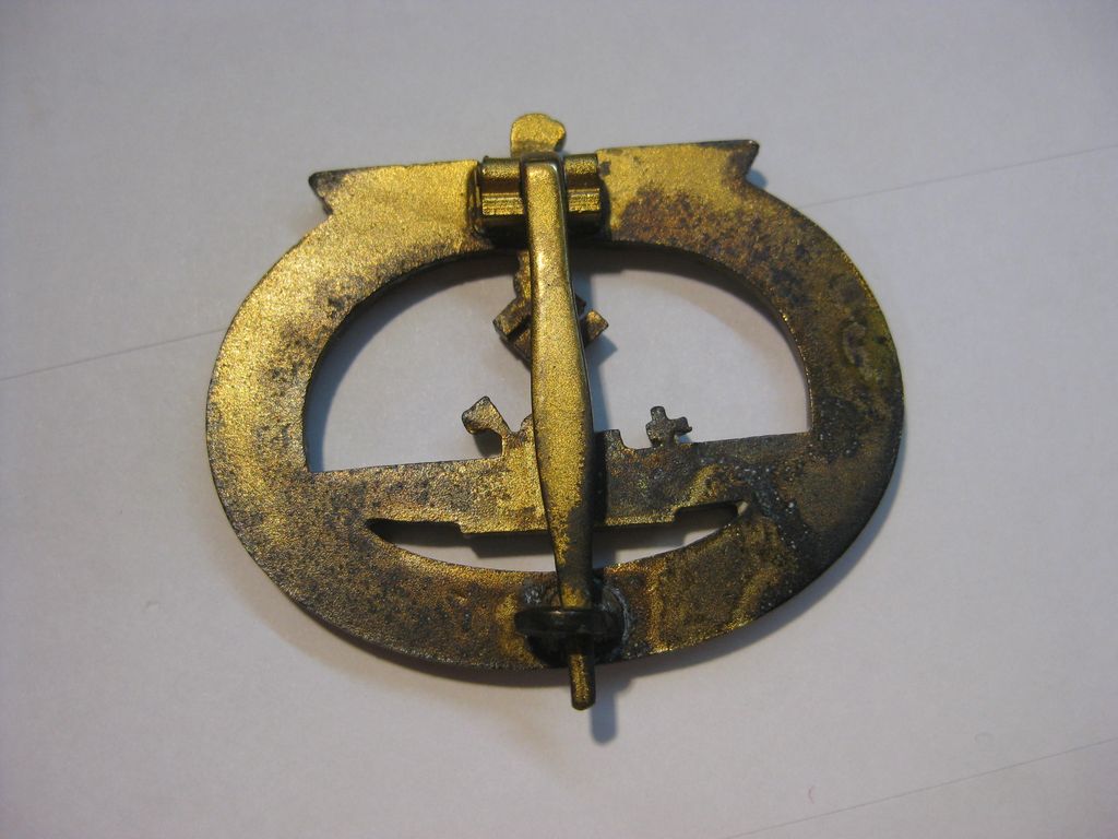 U-Bootkriegsabzeichen &quot;posthum&quot; !! SELTENE VARIANTE