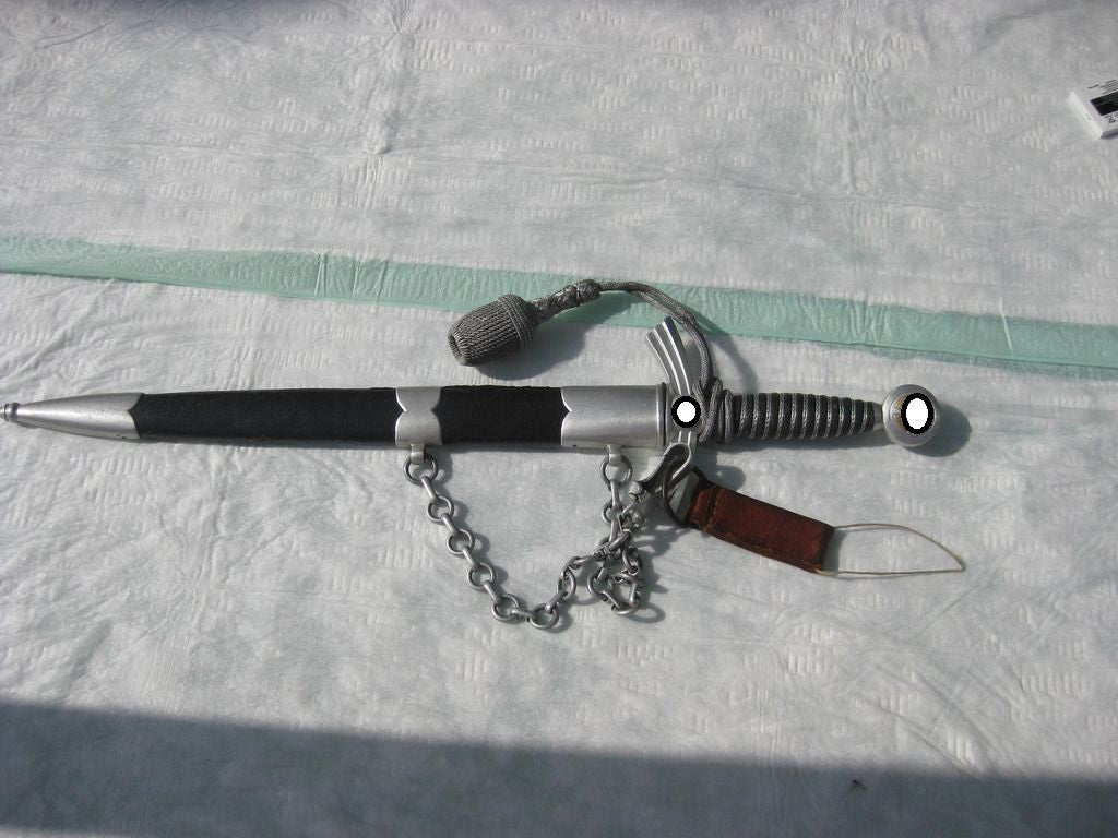 Offiziersdolch / Luftwaffe / Luftwaffendolch / WEHRMACHT Borddolch Fliegerdolch 1.Modell