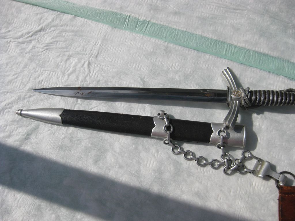 Offiziersdolch / Luftwaffe / Luftwaffendolch / WEHRMACHT Borddolch Fliegerdolch 1.Modell