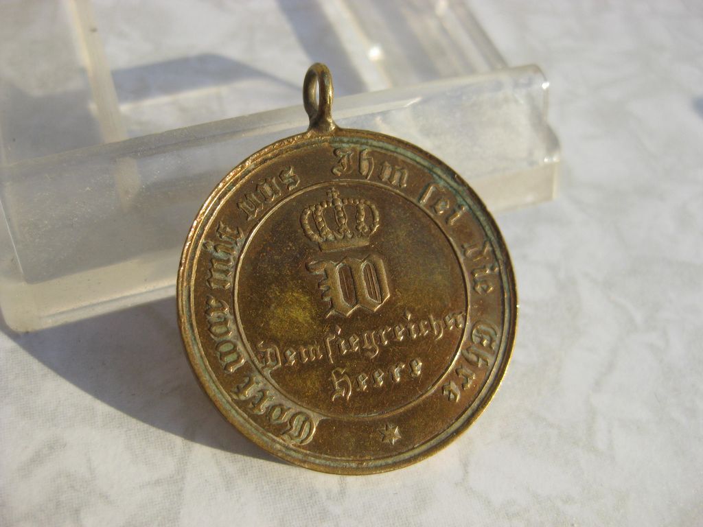 Medaille KDM Kriegsdenkmünze 1870-71 für Kämpfer SPANGENSTÜCK