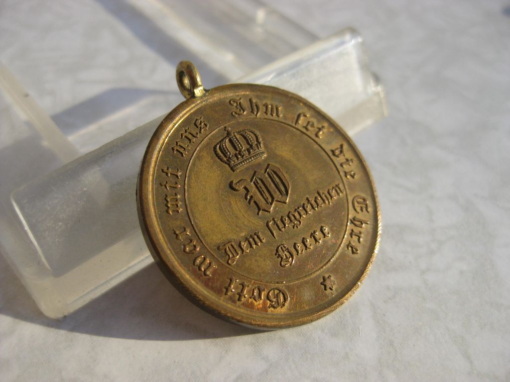 Medaille KDM Kriegsdenkmünze 1870-71 für Kämpfer SPANGENSTÜCK