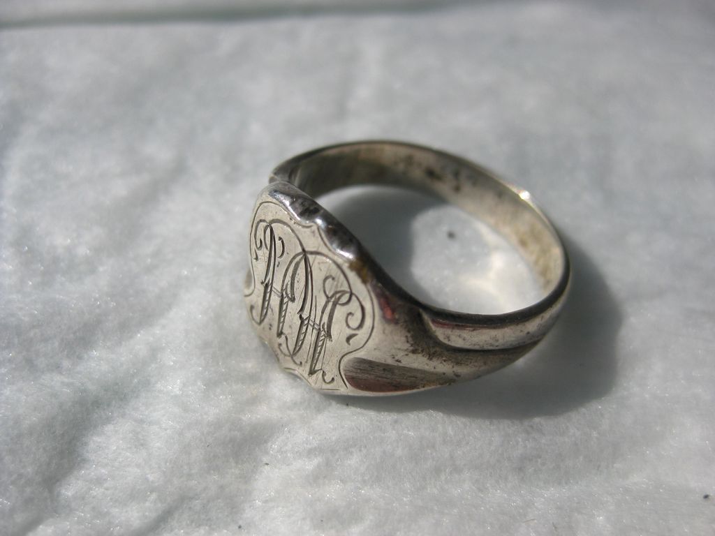 Fingerring Silberring Sturmartillerie Sturmgeschütztruppe Wehrmacht Russlandfeldzug Ostfront WORONESCH 1942 Träger Deutsches Kreuz in Gold !! Sturmgeschütz Abteilung 185