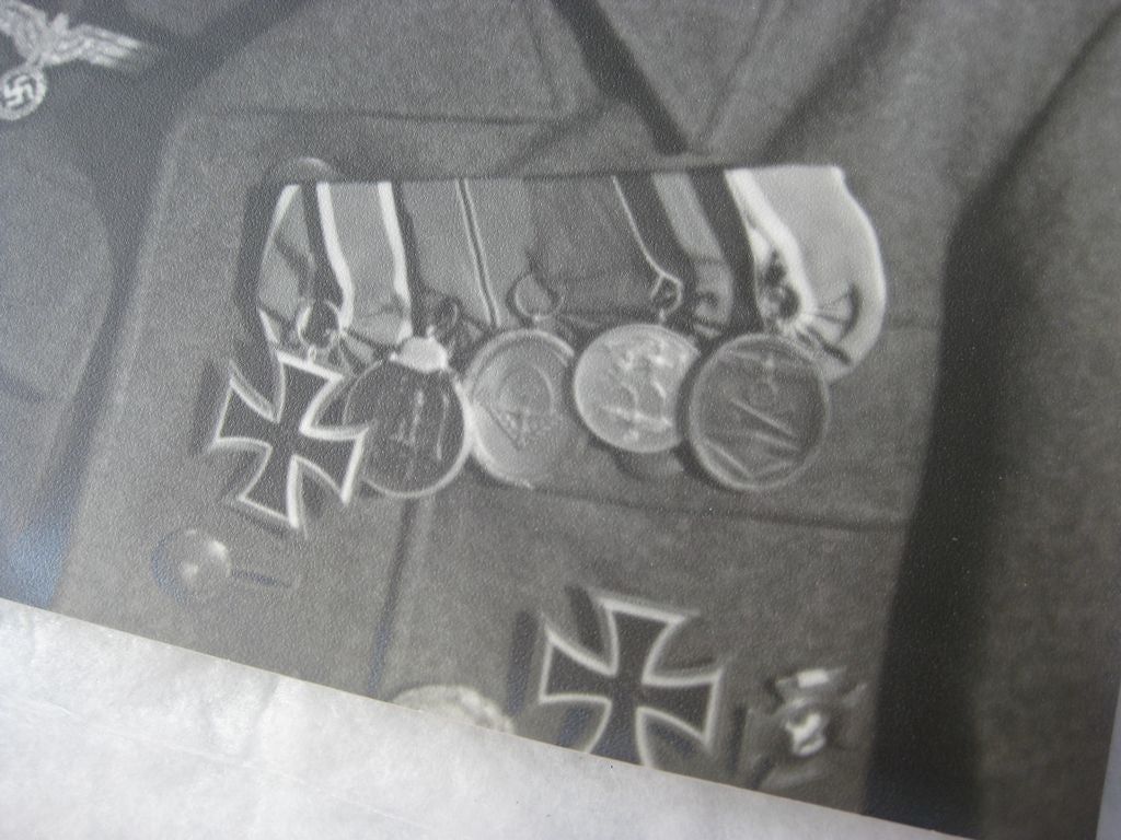 KONVOLUT 5er Ordensspange Eisernes Kreuz HJ-Führer Offizier Uniformfoto SELTEN
