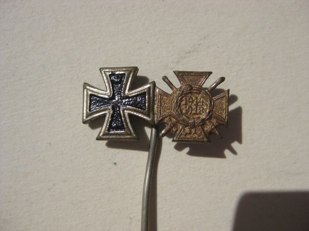 Eisernes Kreuz 2.Klasse 1914 (EK2/14) Frontkämpfer Ehrenkreuz (FEK) MINIATURSPANGE Orden Kaiserreich
