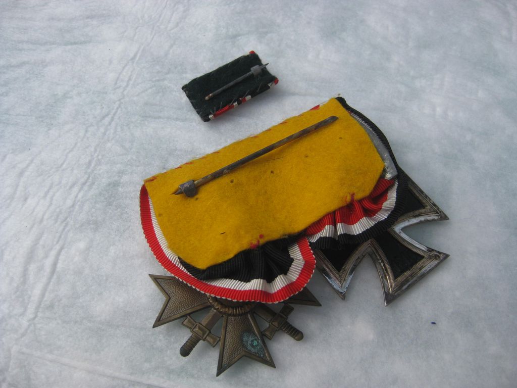 2er Ordensspange Eisernes Kreuz 2.Klasse 1939 EK2/39 Orden HEER Wehrmacht Orden Auszeichnung Kriegsverdienstkreuz 2.Klasse mit Schwertern