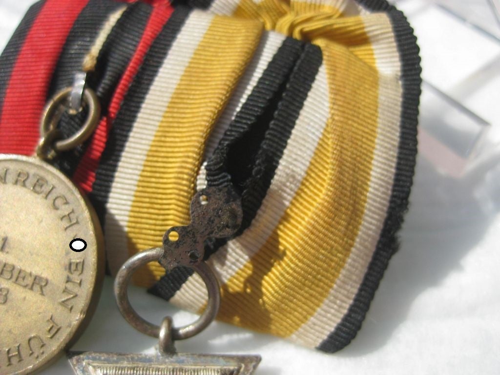 2er Ordensspange Eisernes Kreuz 2.Klasse 1939 EK2/39 Orden HEER Wehrmacht Einmarschmedaille 1.Oktober 1938 Sudetenmedaille