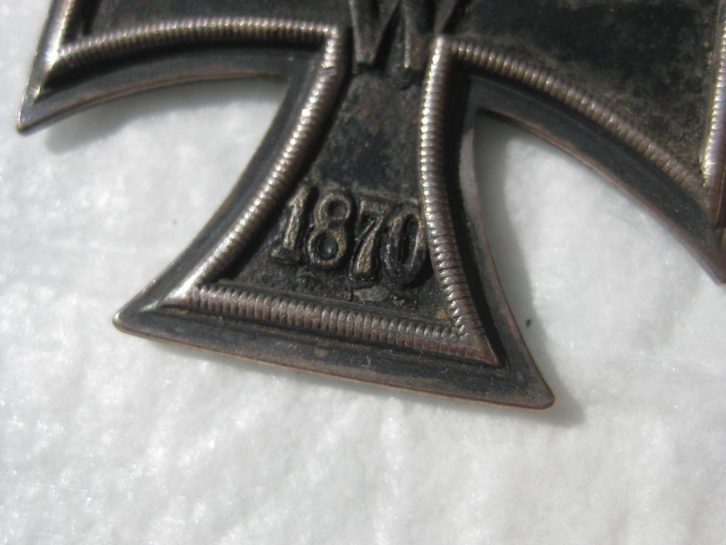 Eisernes Kreuz 2.Klasse 1870 (EK2/70) Verleihungsstück Orden Kaiserreich