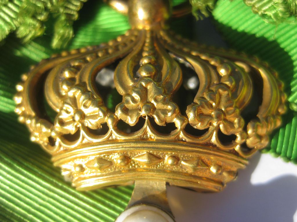 italienisches Großkreuz mit Bruststern Heiliger Lazarus ITALIEN 1868 - 1946 Orden Ehrenzeichen echtes GOLD !!!!