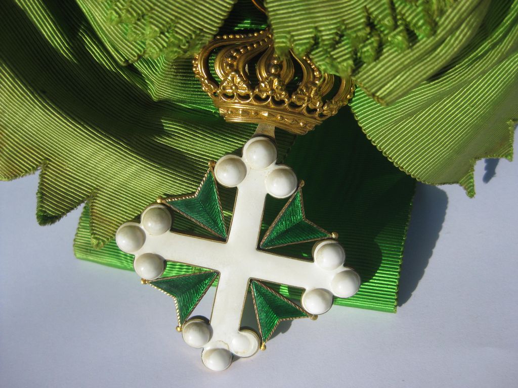 italienisches Großkreuz mit Bruststern Heiliger Lazarus ITALIEN 1868 - 1946 Orden Ehrenzeichen echtes GOLD !!!!