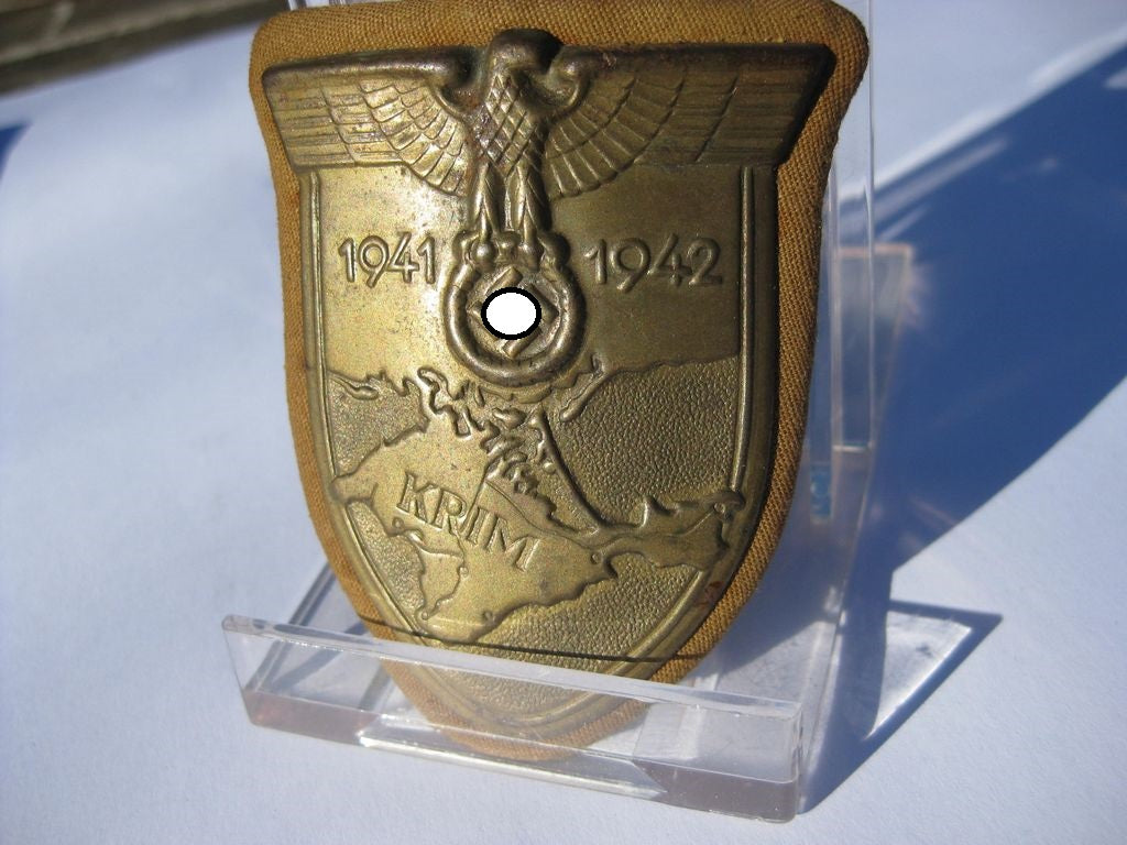 Krimschild 1941/1942 Ärmelschild Kampfschild AFRIKAKORPSKÄMPFER !!!!!
