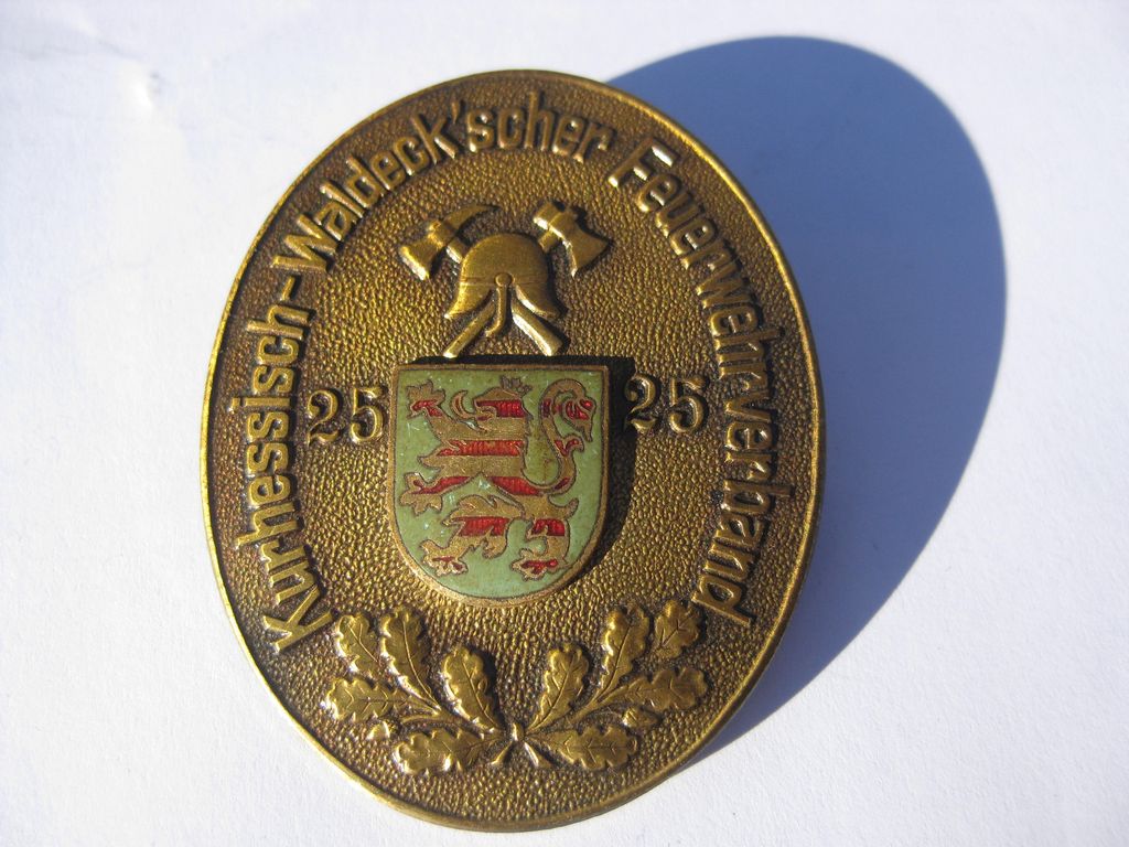 Orden Ehrenzeichen für Verdienste Feuerwehr Waldeck / Hessen