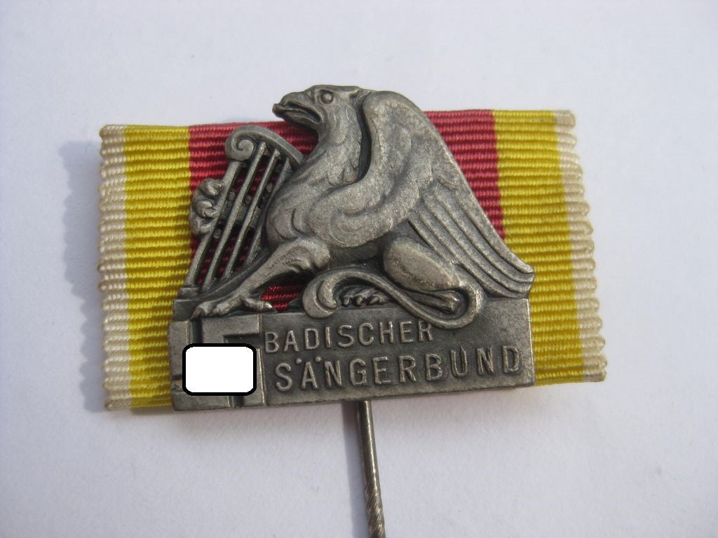 Mitgliedsnadel Badischer Sängerbund BADEN Josch's Sammlung