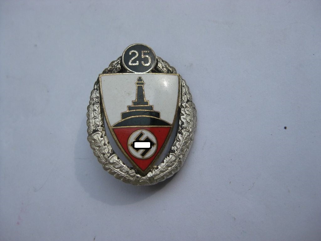 Kriegerbund Kyffhäuserbund Ehrennadel für 25 Jahre DESCHLER - München