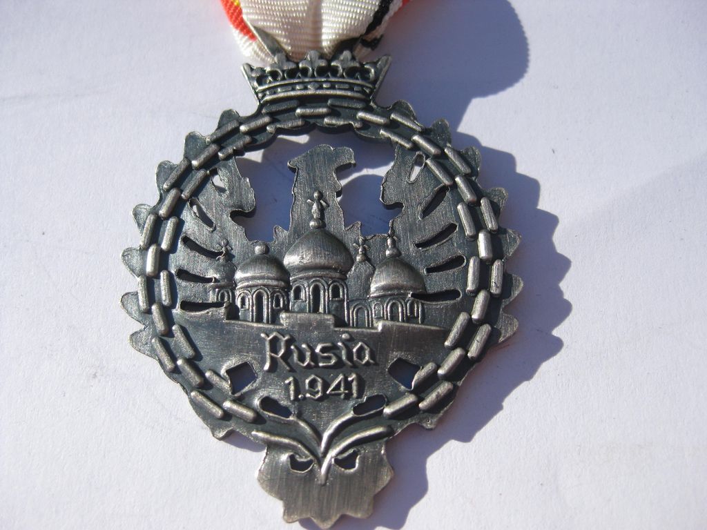 Orden DIVISION AZUL SPANIEN Medalla de Tropa 1941