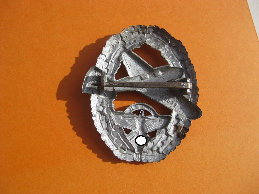 NSFK Motor - Flugzeugführerabzeichen 2.Modell Motorflieger mit Hakenkreuz Fliegerkorps Wehrmacht Orden Motorflugzeugführer
