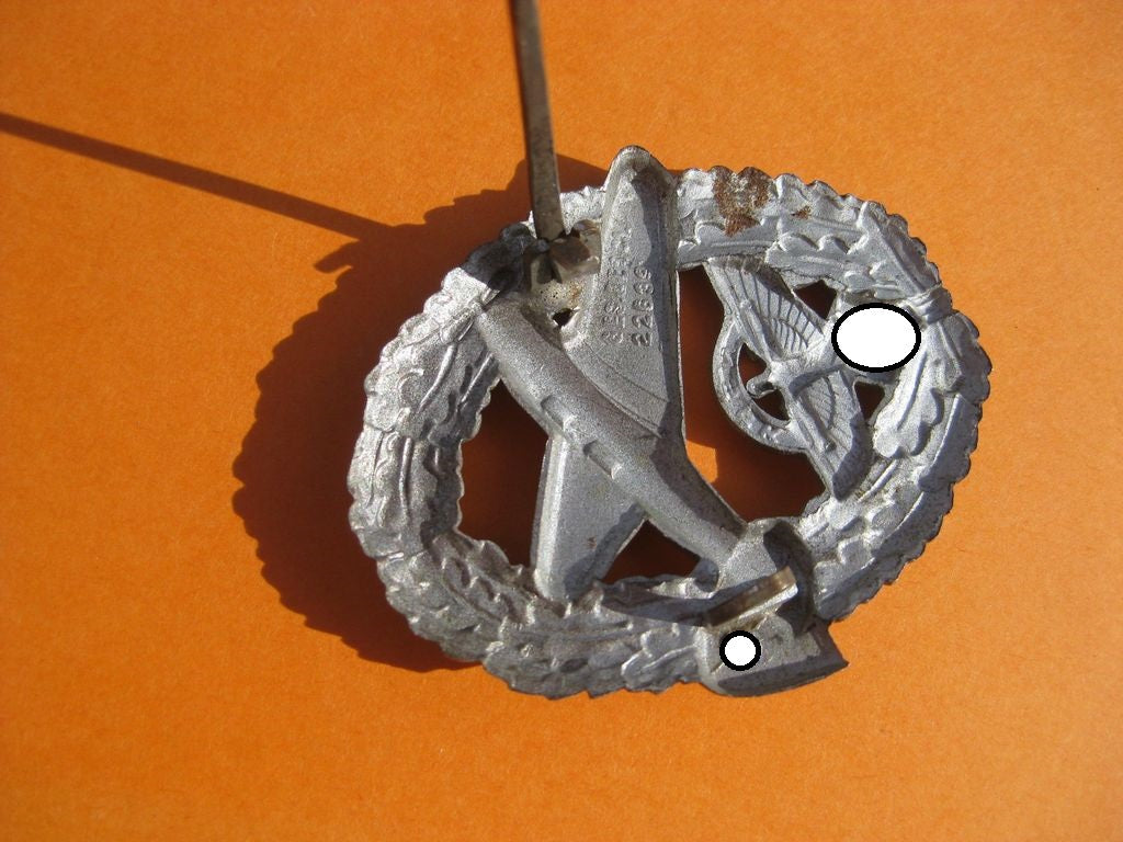 NSFK Motor - Flugzeugführerabzeichen 2.Modell Motorflieger mit Hakenkreuz Fliegerkorps Wehrmacht Orden Motorflugzeugführer