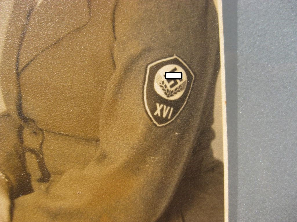 Foto weiblicher Reichsarbeitsdienst (RADwJ)1943 Frau in Uniform Westfalen Nord / Münster