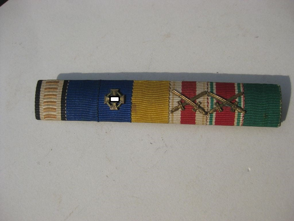 7er Feldspange / Miniatur 1914 Ordensspange Preußen Kaiserreich &amp; Wehrmacht Treudienst Ehrenzeichen für 50 Jahre Dienstauszeichnung