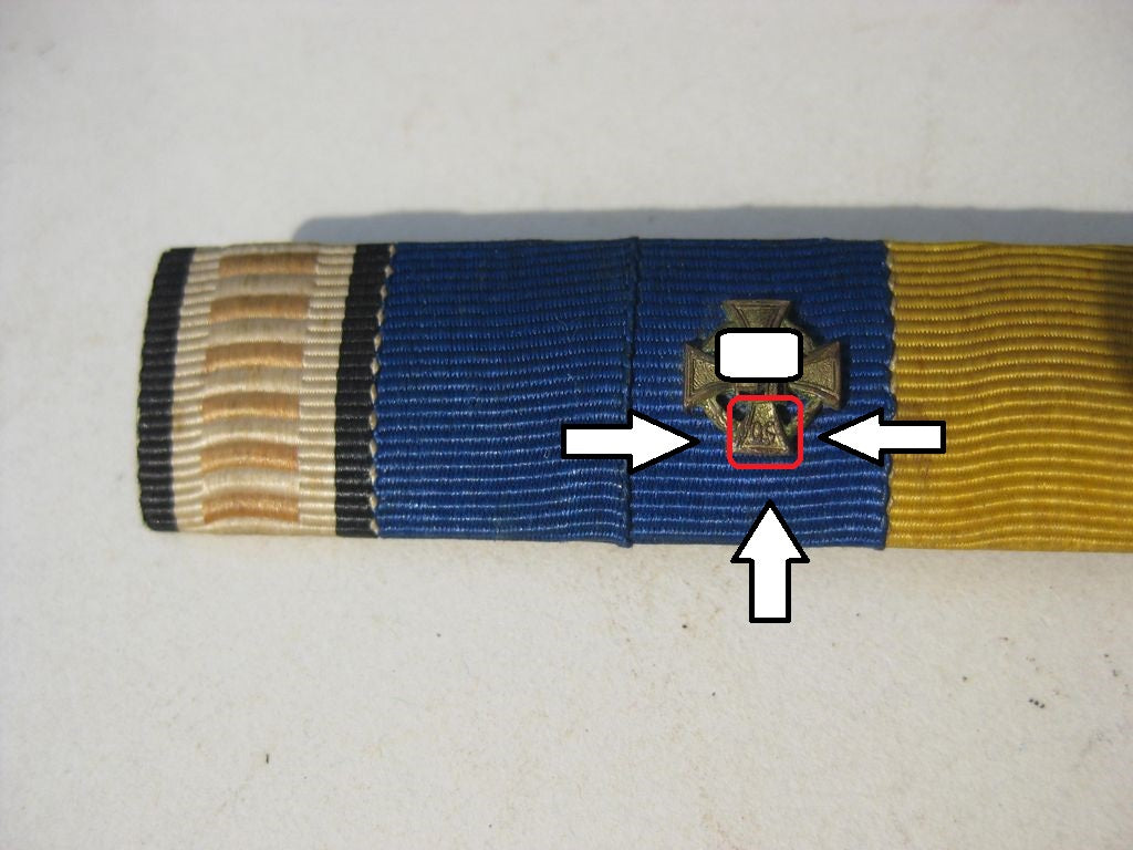 7er Feldspange / Miniatur 1914 Ordensspange Preußen Kaiserreich &amp; Wehrmacht Treudienst Ehrenzeichen für 50 Jahre Dienstauszeichnung