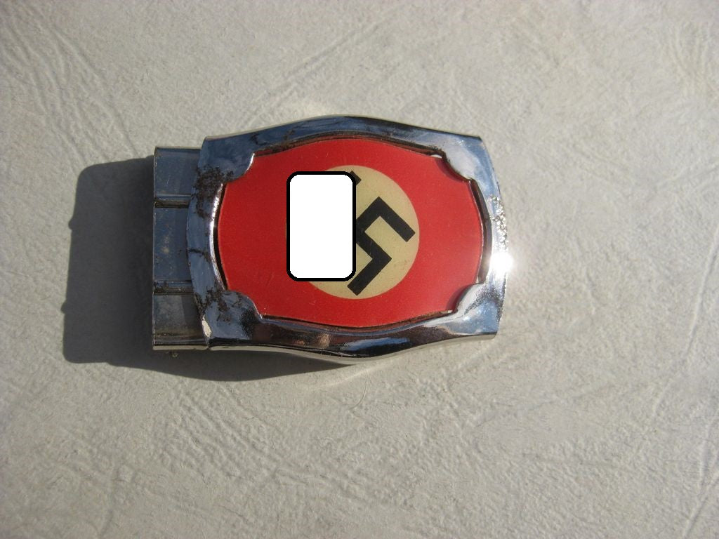 Gürtelschnalle Gürtelschließe Koppelschloss Sympathie Hakenkreuz 3. Reich
