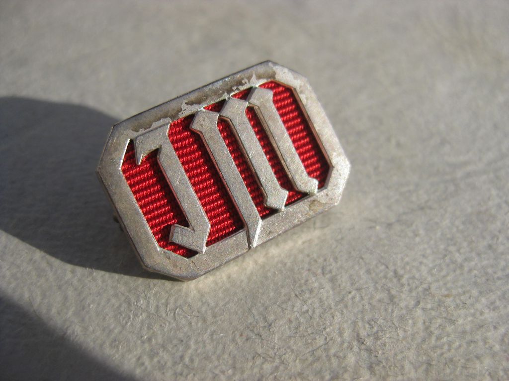 Jungmädel (JM) Hitlerjugend Deutsches Jungvolk (DJ) (HJ) - Leistungsabzeichen in Silber Hersteller: RZM M1/128 MINT CONDITION